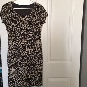 Giraffe print dress
